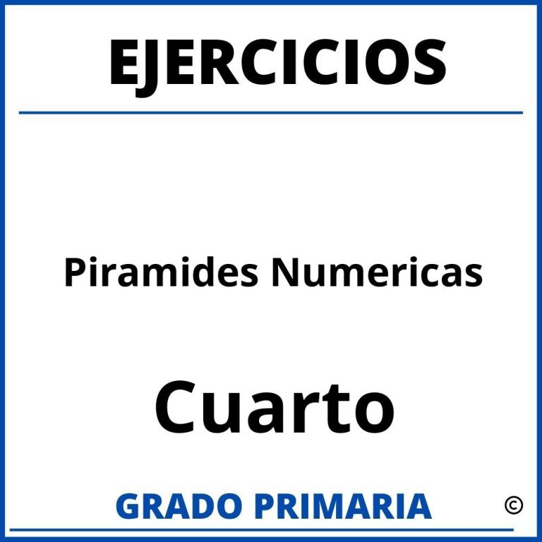 Ejercicios De Prismas Y Piramides Para Sexto Grado