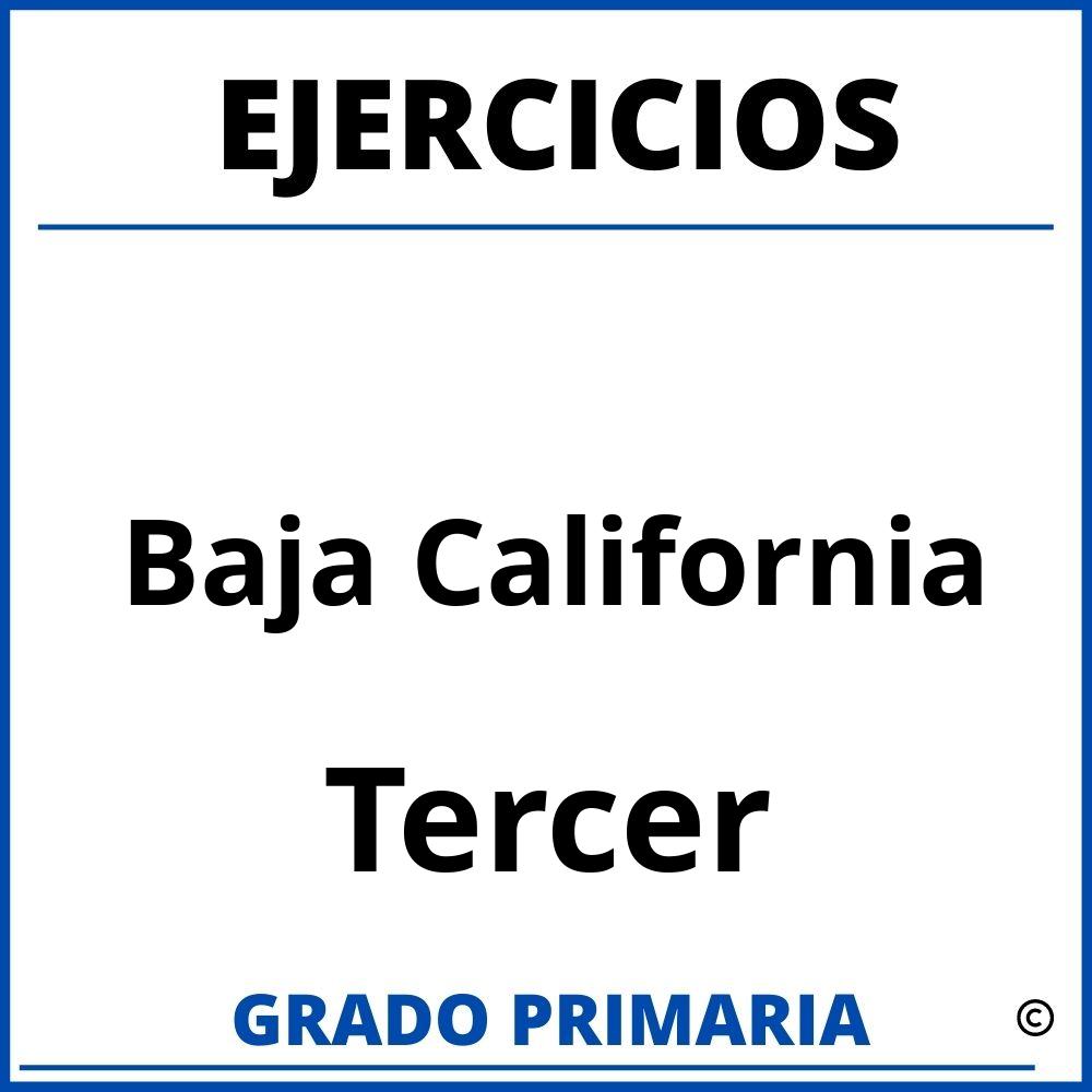 Ejercicios De Baja California Tercer Grado