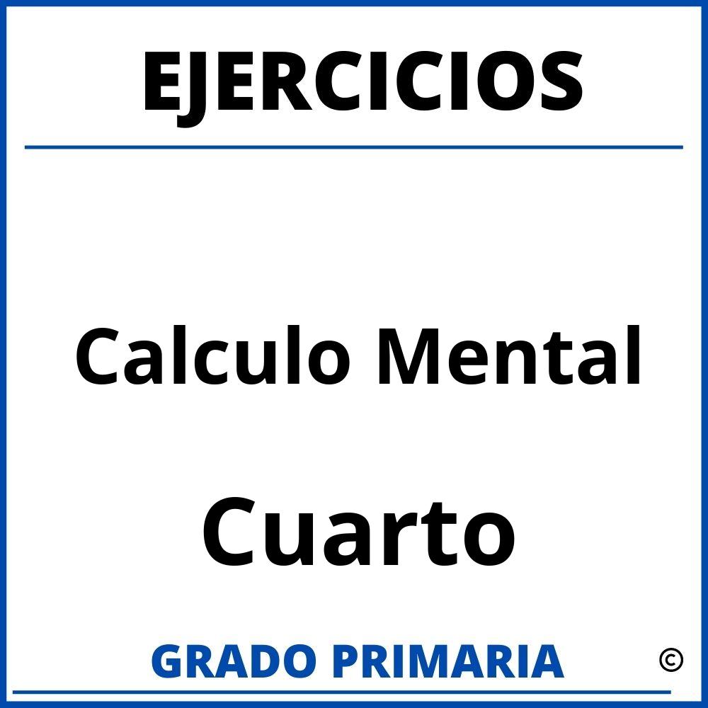 Ejercicios De Calculo Mental Cuarto Grado