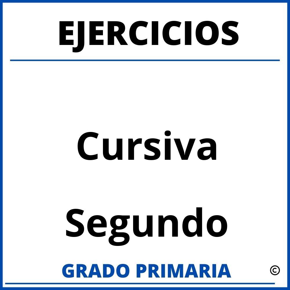 Ejercicios De Cursiva Para Segundo Grado