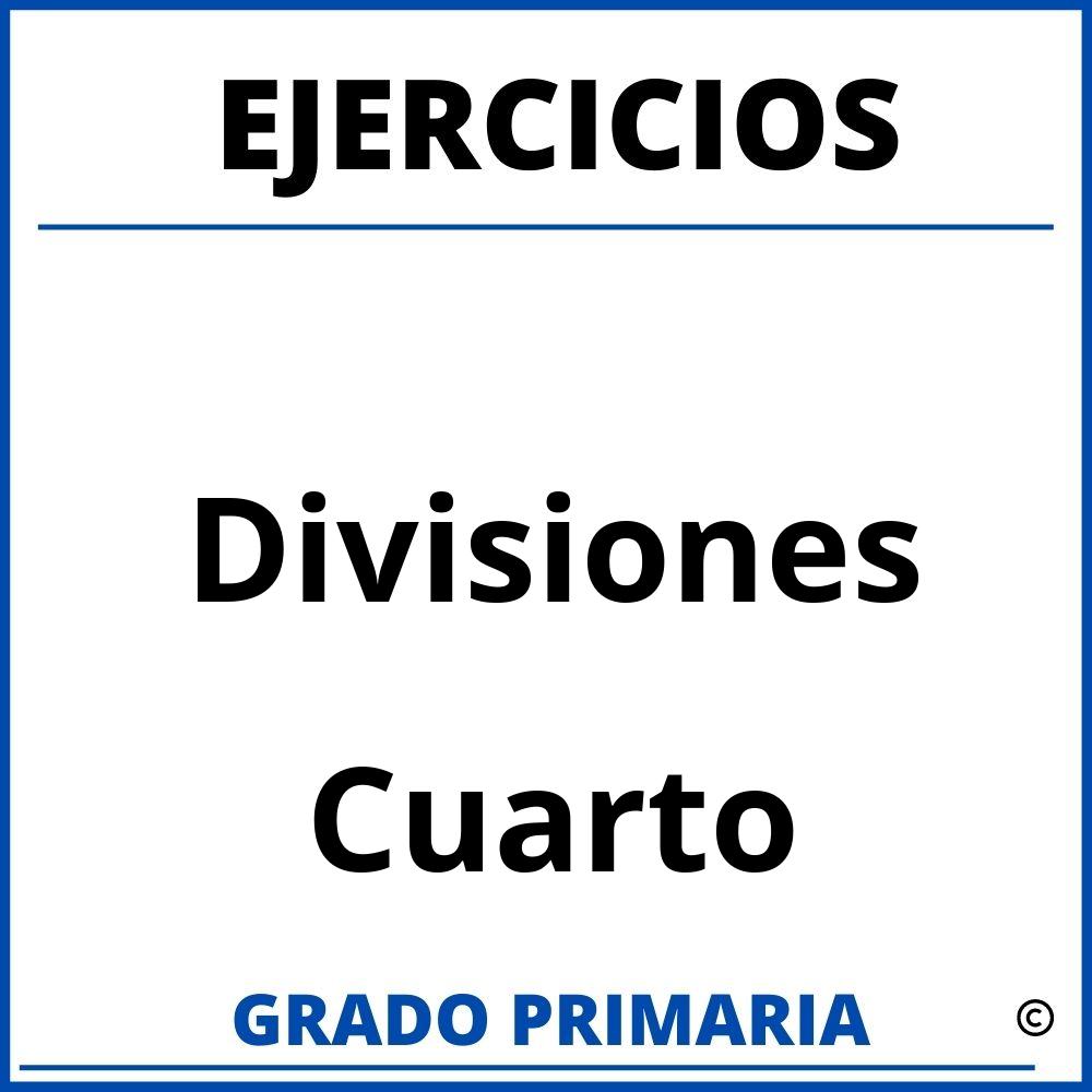 Ejercicios De Divisiones Cuarto Grado Primaria