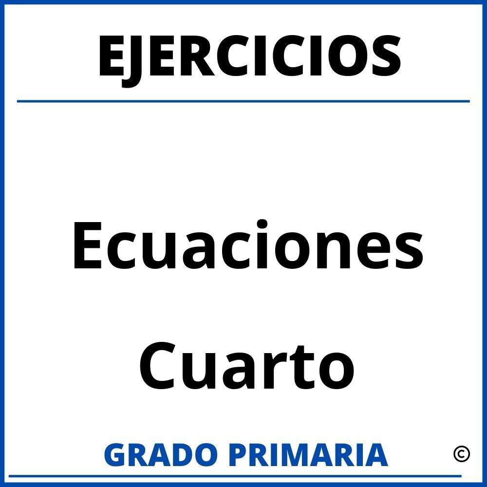 Ejercicios De Ecuaciones De Cuarto Grado