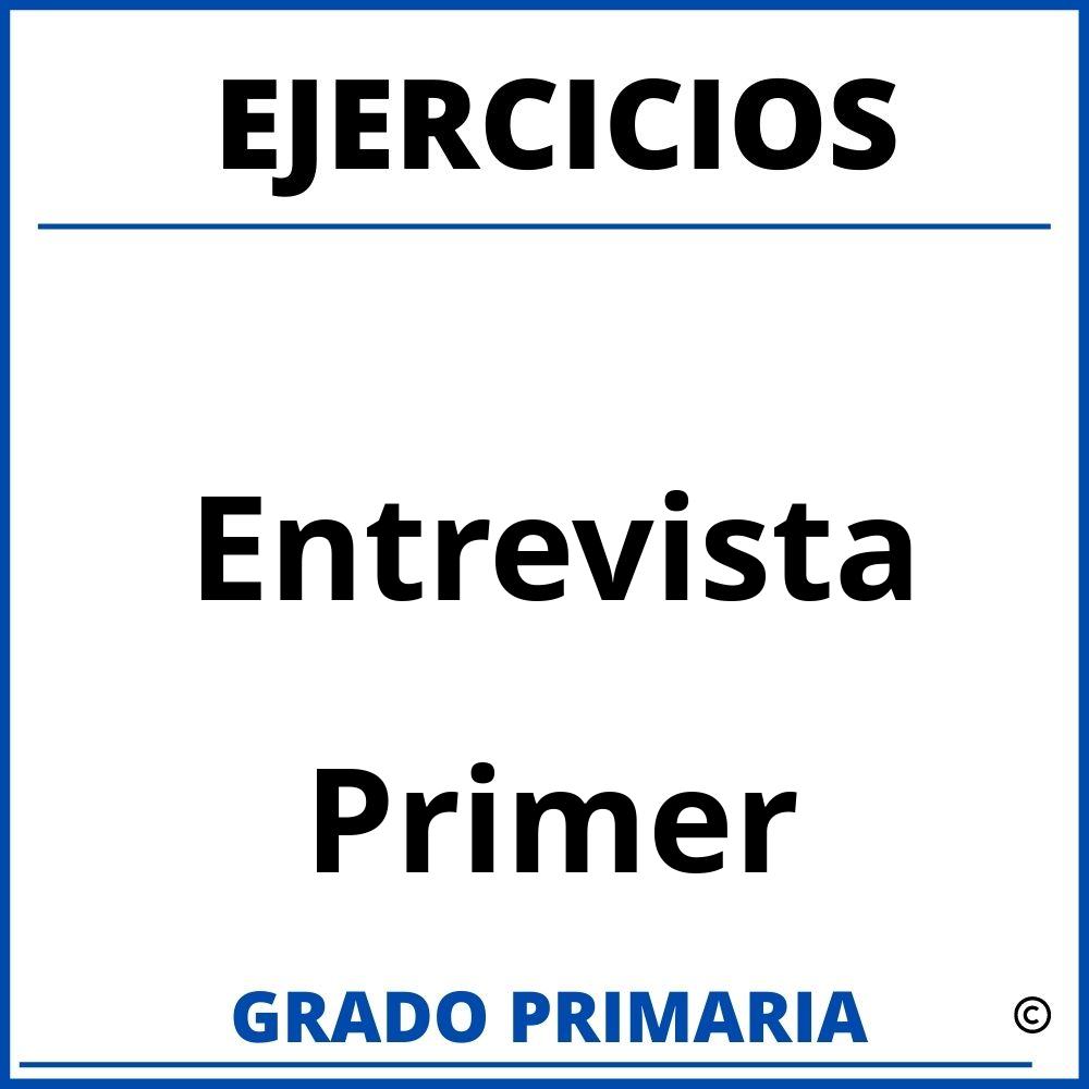 Ejercicios De Entrevista Para Primer Grado