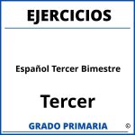 Ejercicios De Español Cuarto Grado Tercer Bimestre