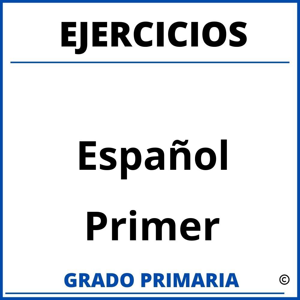 Ejercicios De Español De Primer Grado