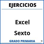 Ejercicios De Excel Para Sexto Grado De Primaria