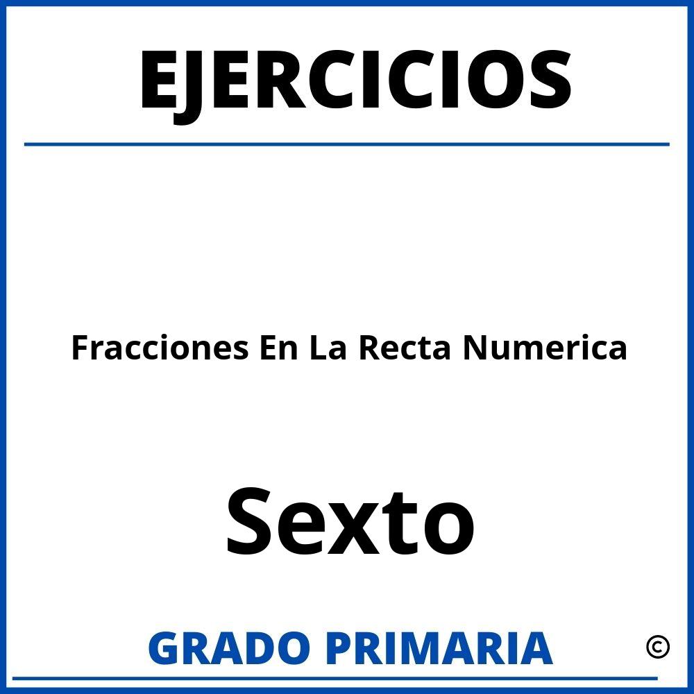 Ejercicios De Fracciones En La Recta Numerica Para Sexto Grado