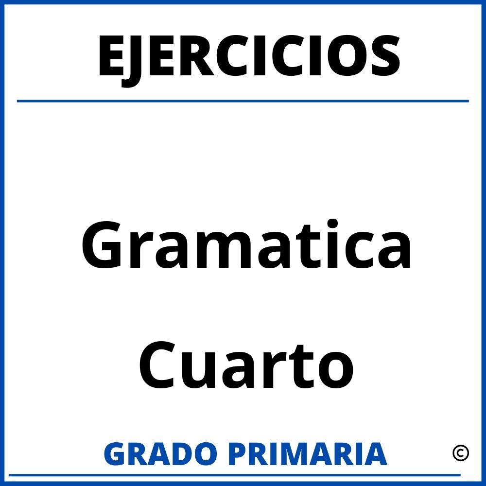 Ejercicios De Gramatica Para Cuarto Grado De Primaria
