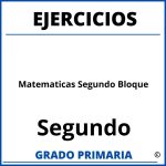 Ejercicios De Matematicas Cuarto Grado Segundo Bloque