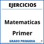 Ejercicios De Matematicas De Primaria Primer Grado