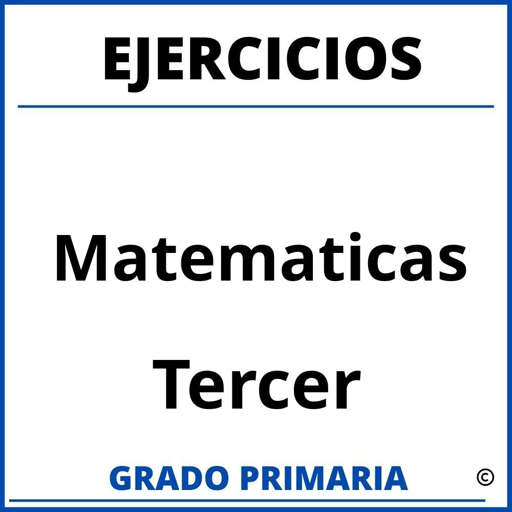 Ejercicios De Matematicas De Primaria Tercer Grado