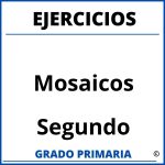 Ejercicios De Mosaicos Para Segundo Grado