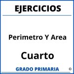 Ejercicios De Perimetro Y Area Cuarto Grado Primaria