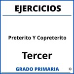 Ejercicios De Preterito Y Copreterito Tercer Grado