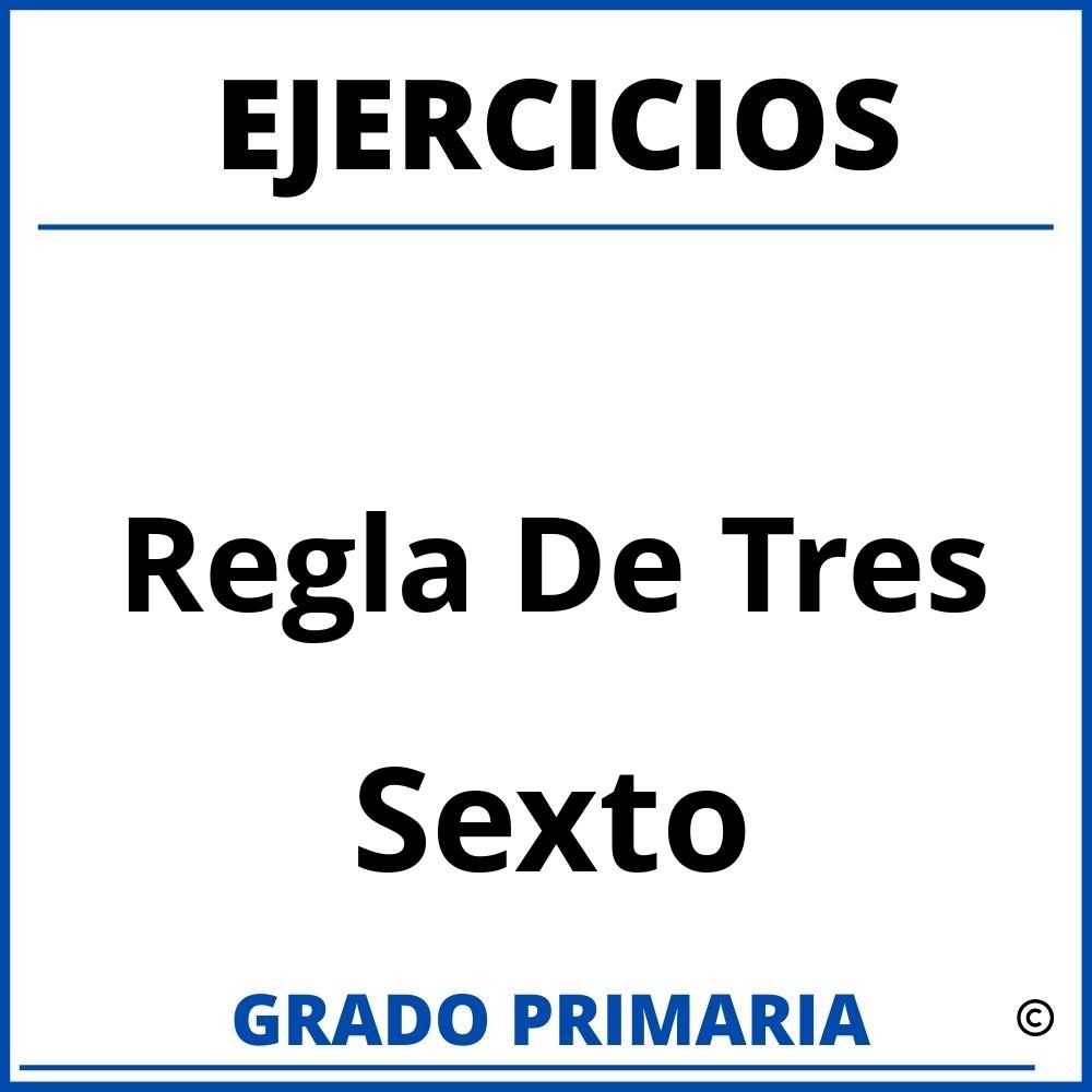 Ejercicios De Regla De Tres Para Sexto Grado