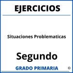 Ejercicios De Situaciones Problematicas Para Segundo Grado