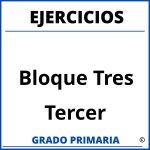 Ejercicios De Tercer Grado Bloque Tres